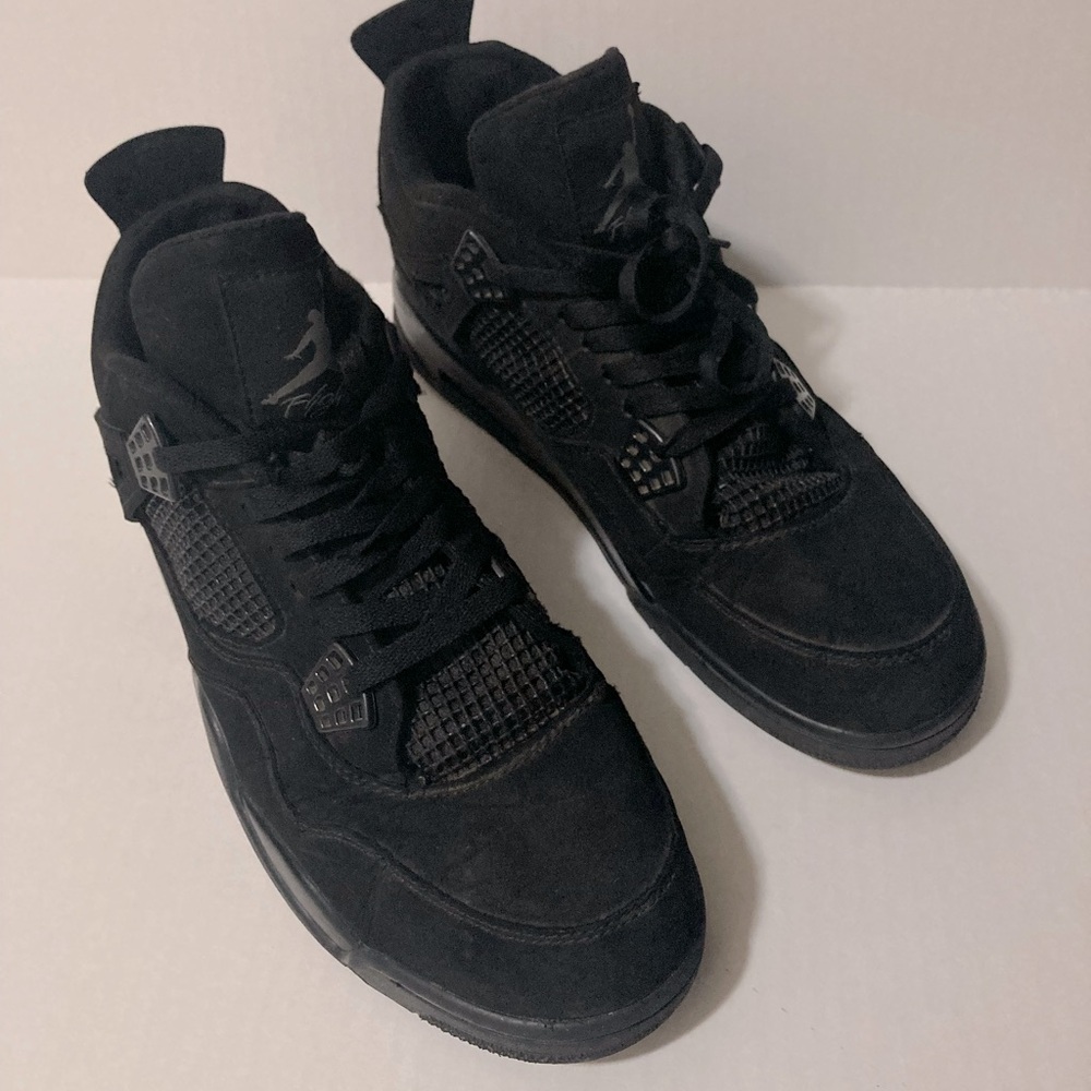 Men's Nike Air Jordan 4 136013-001 Black Cat 2016 Size 12
